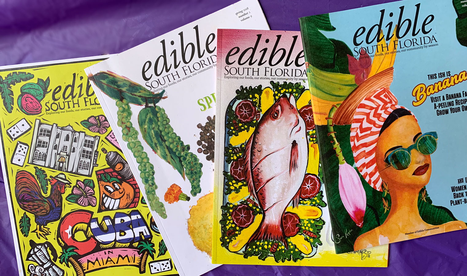 Edible South Florida 2018 covers