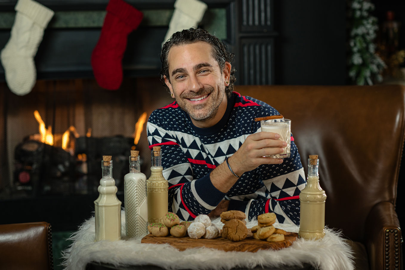 Gio Gutierrez has come up with a special coquito menu for Coquito and Cookies at The Commodore in Coconut Grove 