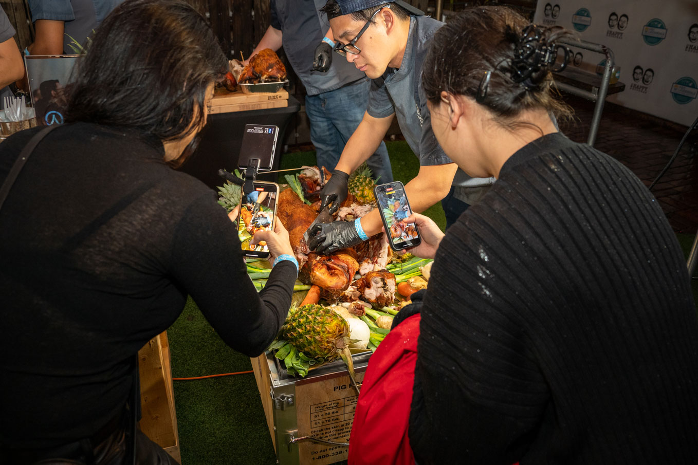 Chef Diego Ng of Temple Street Eatery at Wok-n-Roll at Visit Lauderdale Food and Wine Festival