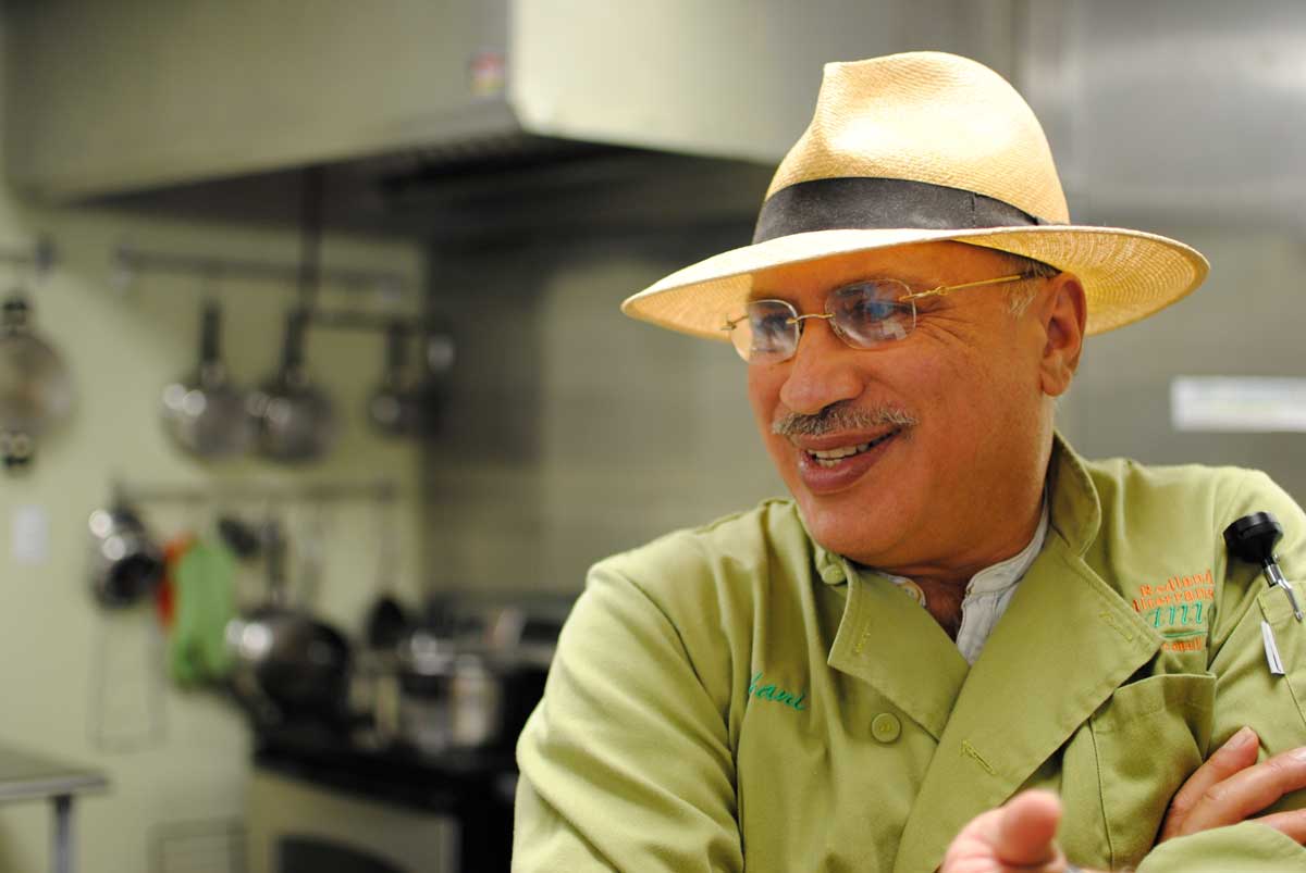 Hani Khouri in our 2010 story on artisan goat cheese