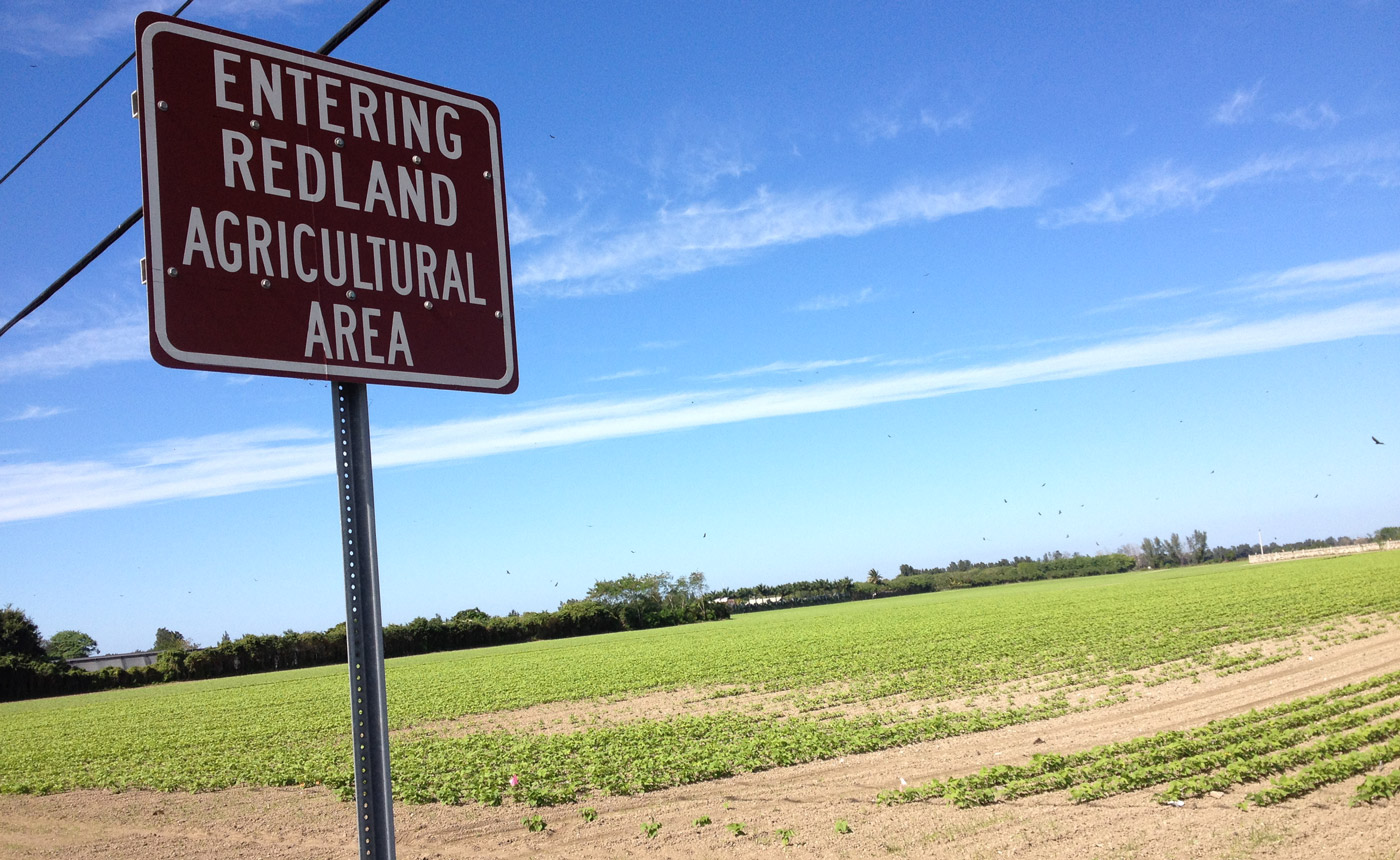 Redland agricultural area