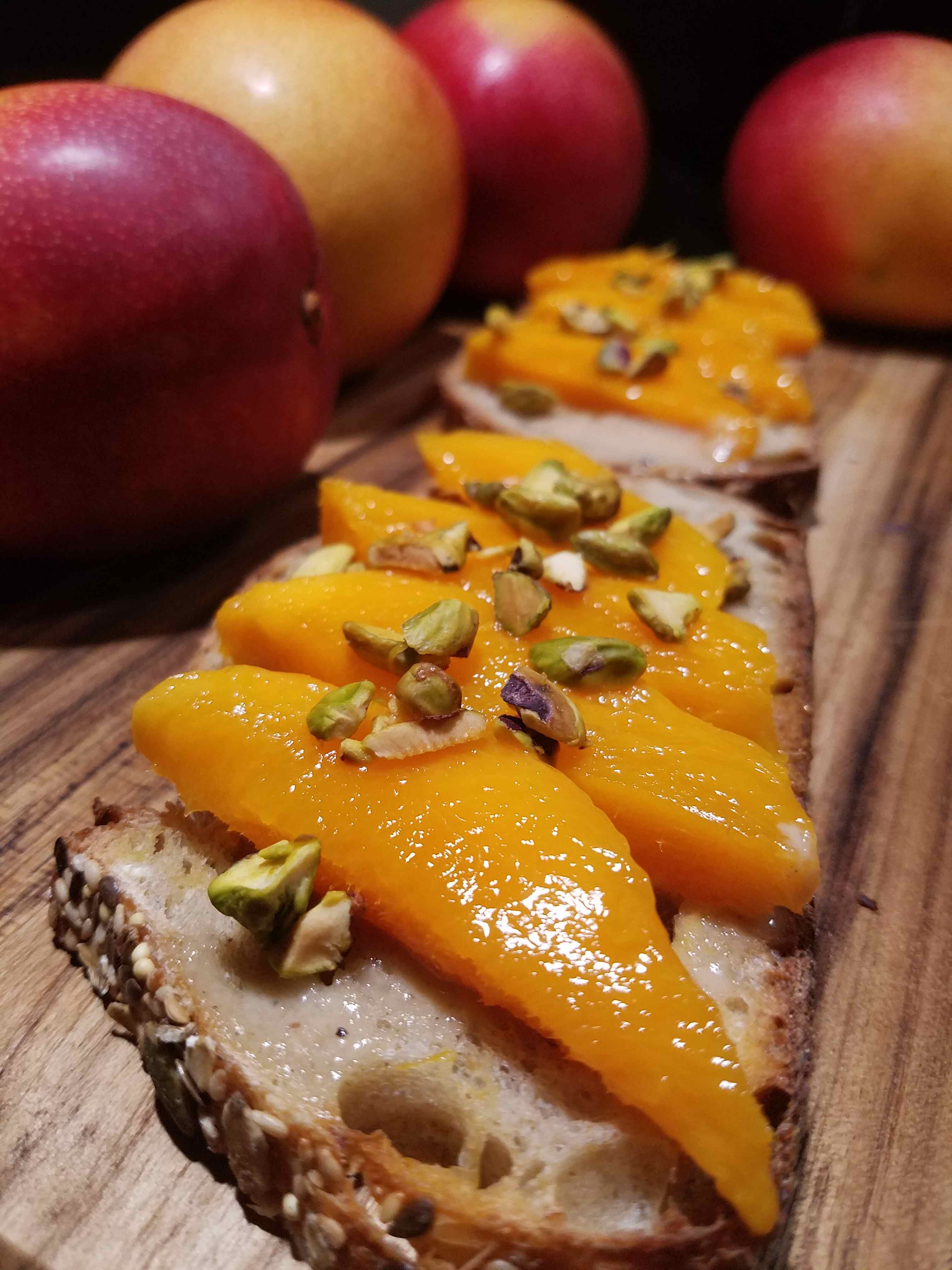 Mango Toast with Cardamom Tahini | Edible South Florida