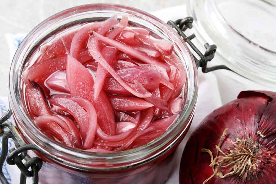 Simple & Delicious Quick-Pickled Red Onions - Inspired Edibles