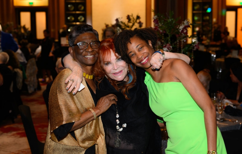 Merlin King, Roz Perlmutter and Aisha Rainford at the 2024 event