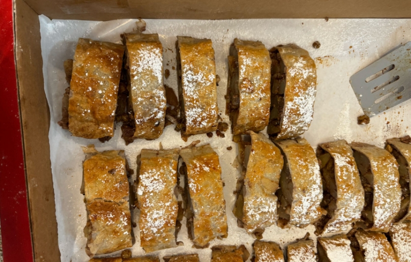 Christmas strudel