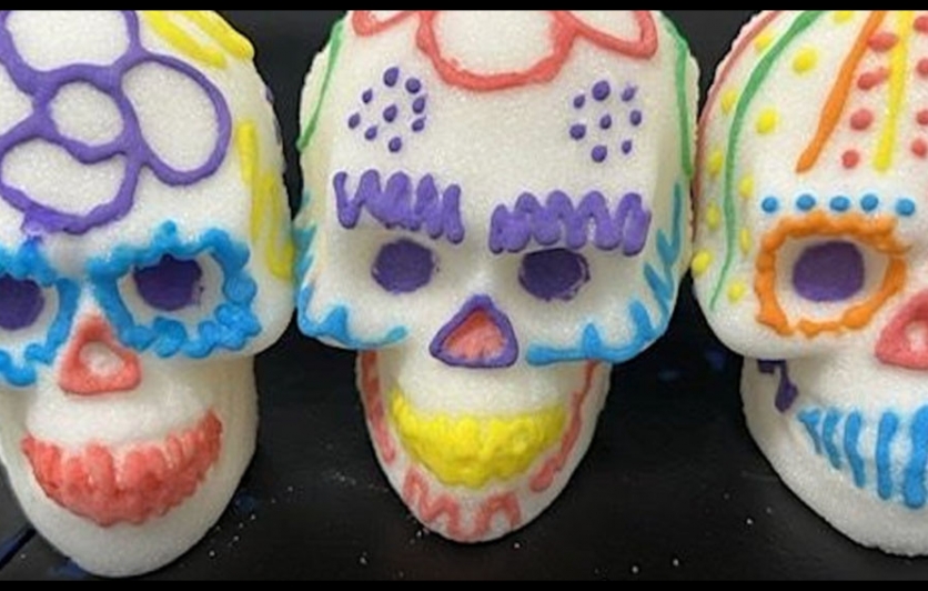 Sugar skull making at Vizcaya