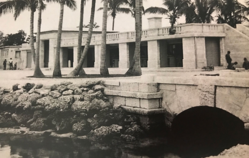 1940s picture of Matheson Hammock concession stand, now Red Fish Grill 