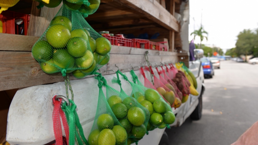 Street fruit vendor 