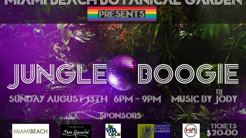 Jungle Boogie at Miami Beach Botanical Garden