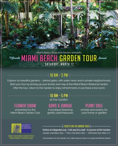 Miami Beach Garden Tour