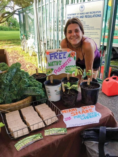 Corinne Mariposa and Seed Share at Legion Park Farmers Market
