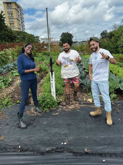 Green Haven Project: founders T’Keyah Demot, Jorge Palacios and Josh Placeres