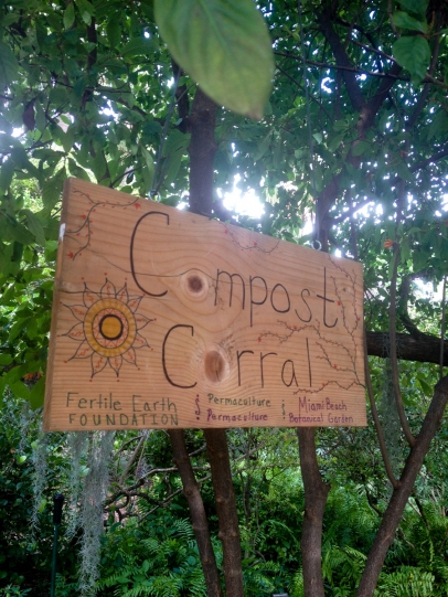 Compost at Miami Beach Botanical Garden