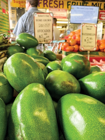 Local avocados at Robert Is Here, Florida City