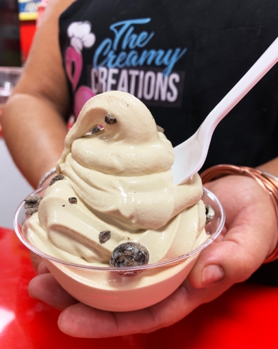 Coffee soft-serve from The Creamy Creations