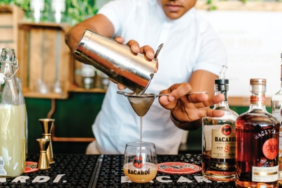 Since 2016, Bacardi has eliminated plastic straws and stirrers