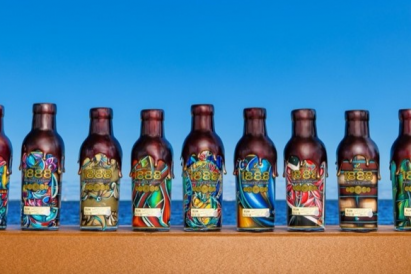 Limited-edition Brugal bottles from Miami artist Alexander Mijares