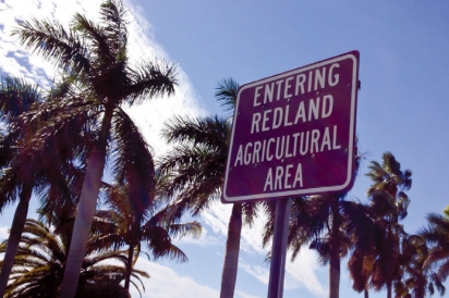 Entering Redland Agricultural Area sign