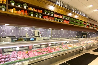 Meat department at Milam’s