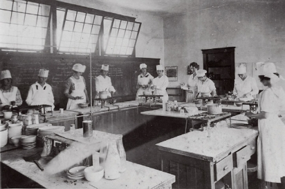 Vintage Interior Photo of the Redland Farm Life School
