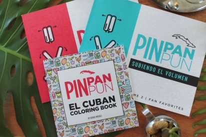 Pin Pan Pun Vols. 1 and 2 and El Cuban Coloring Book