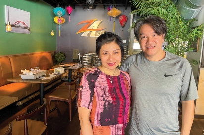 Hien Q. Pham and Huong Nguyen of ZAsian Vietnamese Kitchen