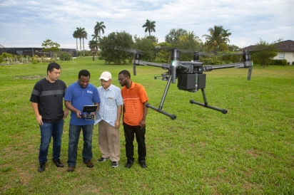 TREC researchers use drones in their work