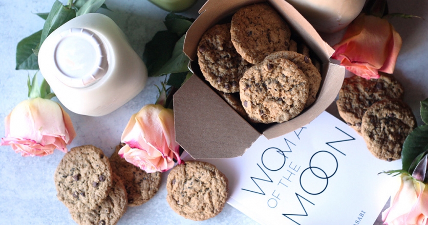 Cookies, lavender milk, poetry from Pamela Wasabi