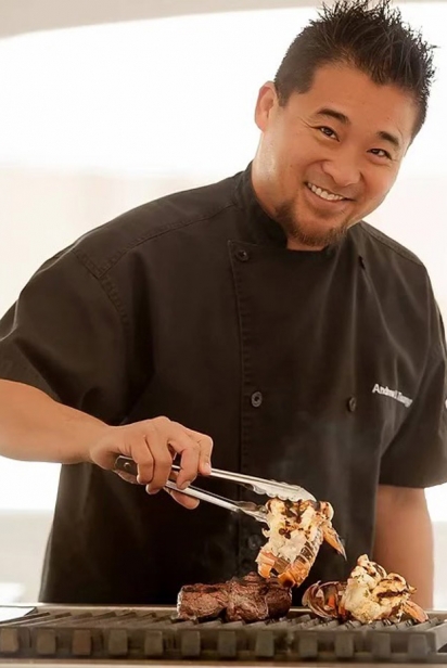 Local celebrity chef Drew Tsang 