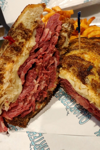 Special corned beef sandwich at Quarterdeck