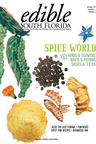 Edible South Florida Spring 2018 Cover