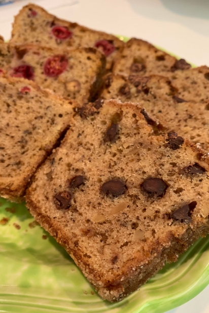 Cranberry and nut friendship breads