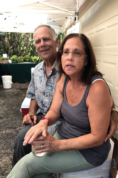 Marc and Kiki at post-Irma pop-up