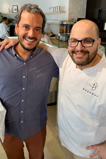 Restaurateur Javier Ramirez and pastry chef Antonio Bachour