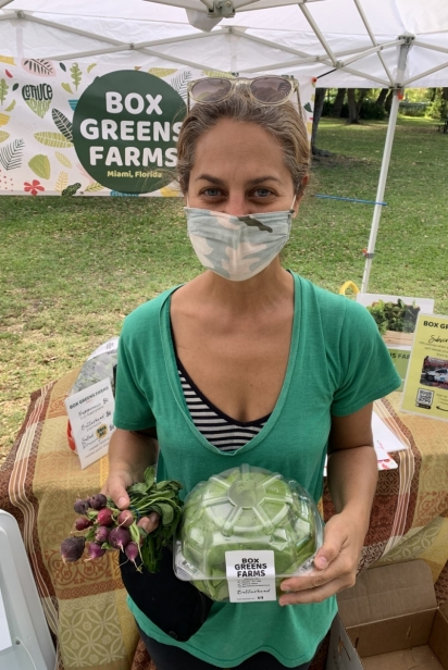 Lisa Merkle of Imagine Farms, formerly Box Greens