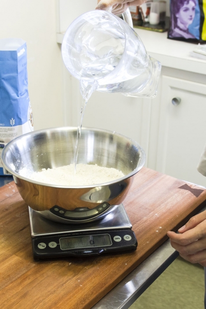 When you use a scale, you save yourself the hassle of washing a bunch of measuring cups and spoons. Also, it’s a more precise way of measuring ingredients in baking. 