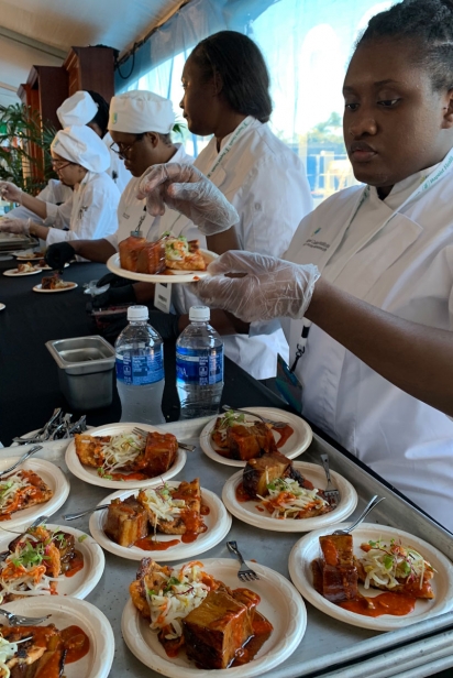 Miami Culinary Institute students at work