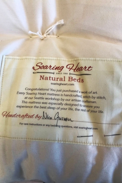 100 percent certified organic latex mattresses by Soaring Heart in Seattle
