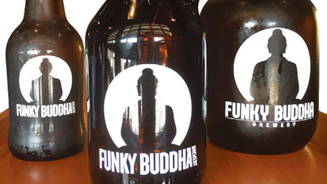 Funky Buddha Growlers in 3 sizes