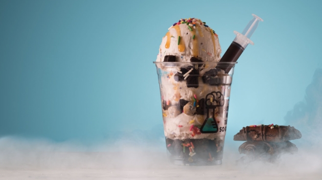 Photo: Brain Freeze Nitrogen Ice Cream