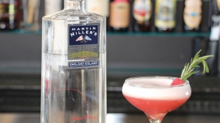The Clover Club cocktail with Martin Miller Gin