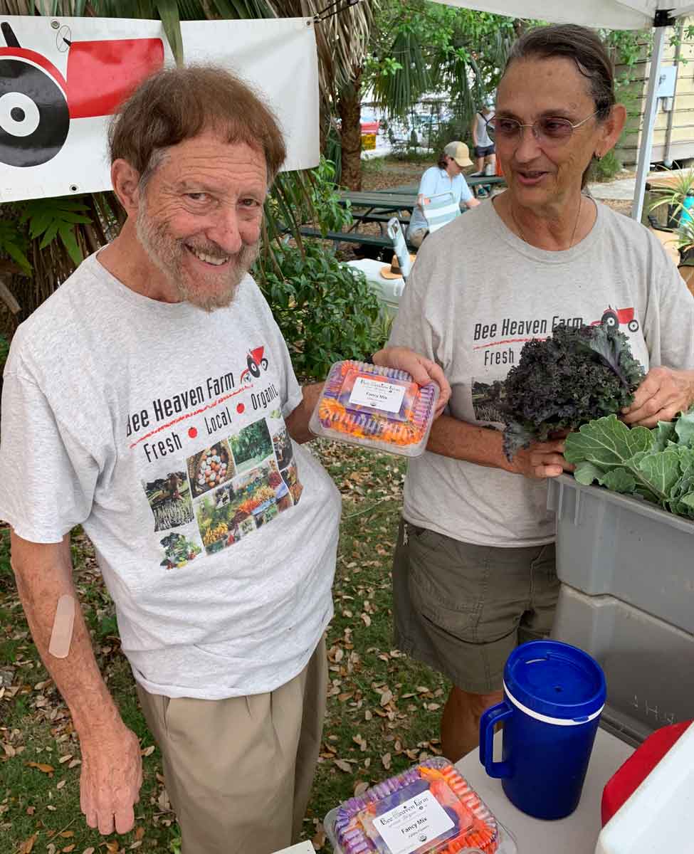 Farmers Margie Pikarsky and Steve Green