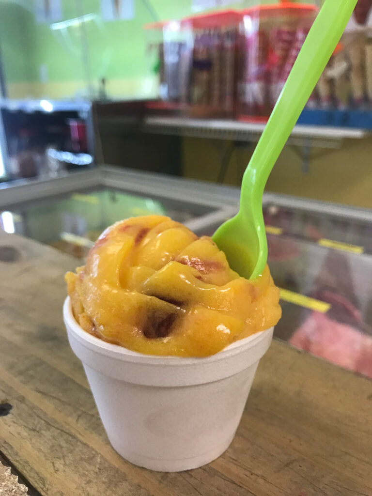 Mango with chamoy