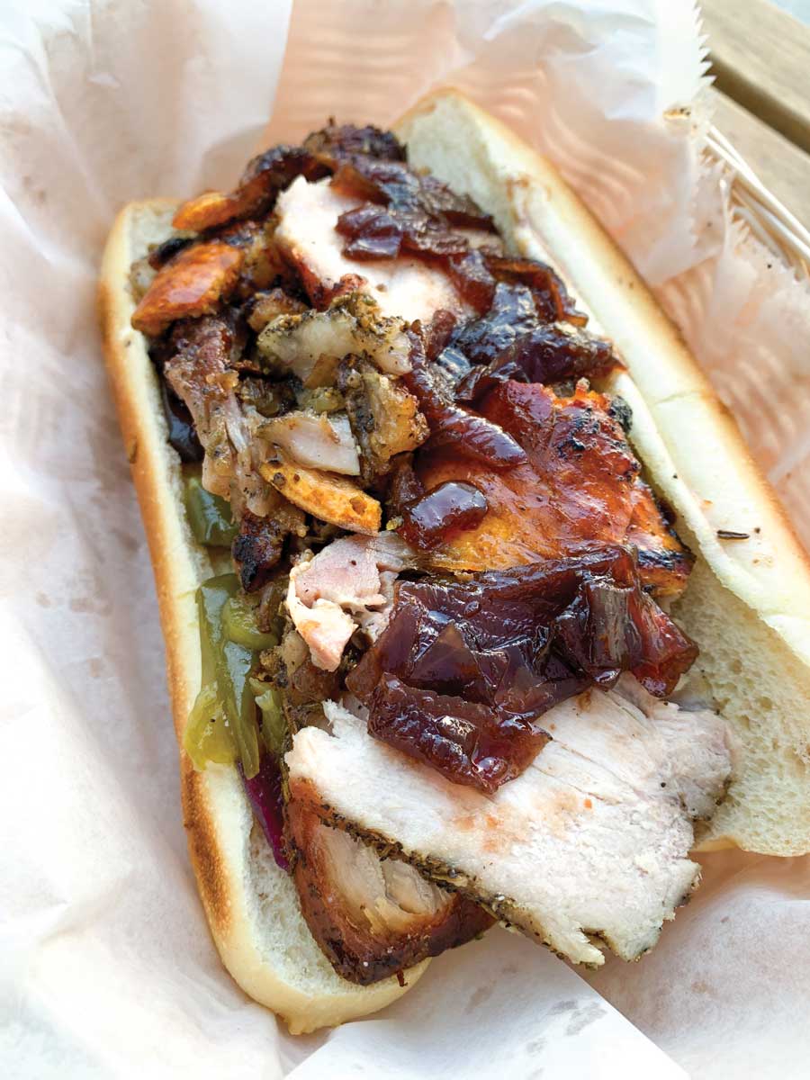 Porchettoni porchetta sandwich