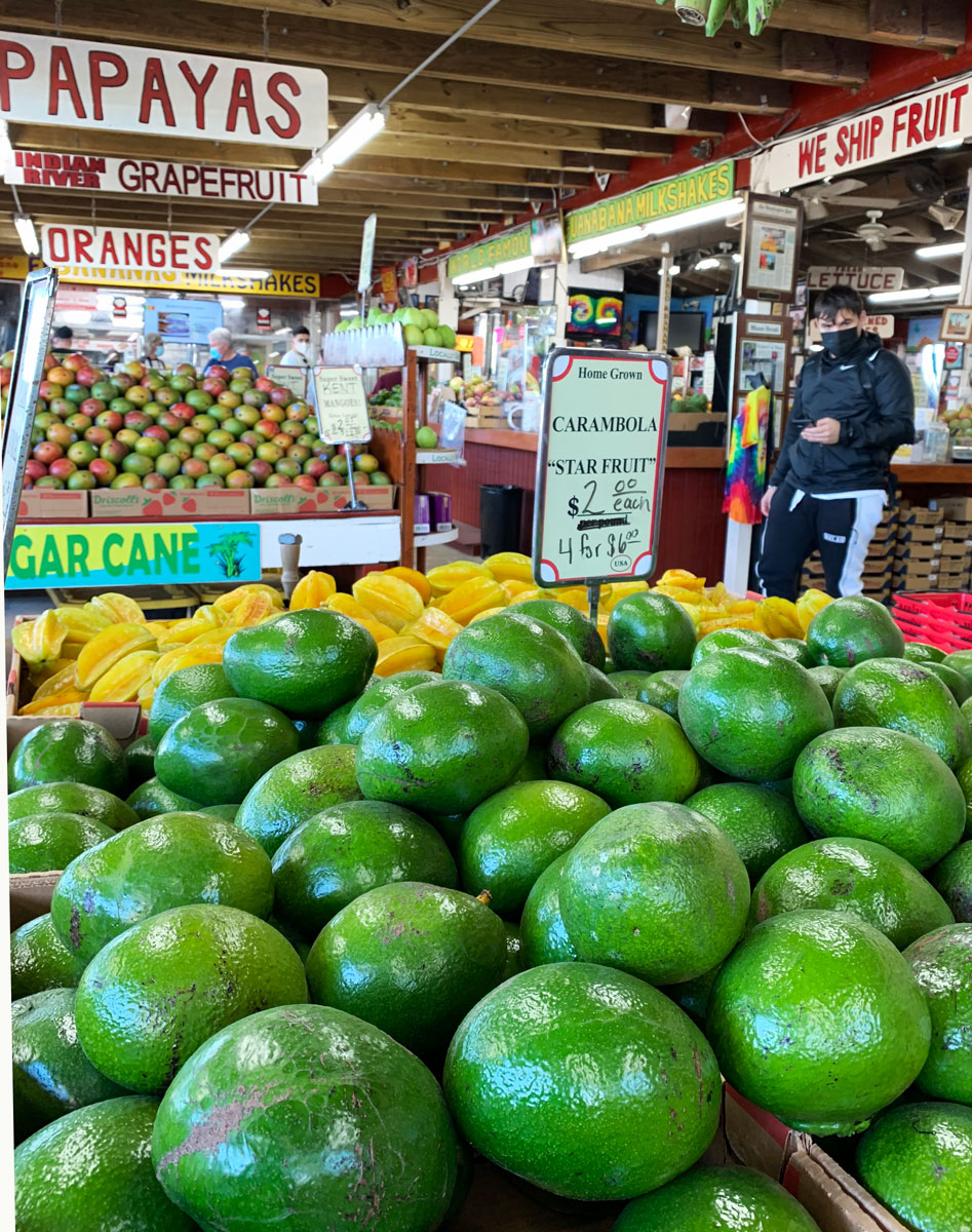 Local avocados at Robert Is Here