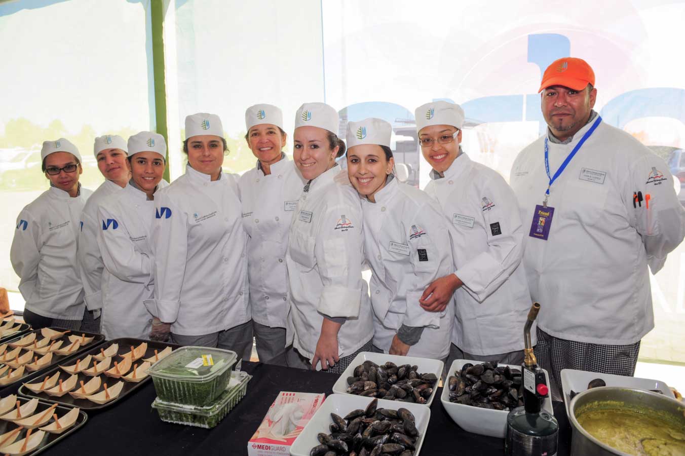 Culinary team at Coconut Grove Arts Festival