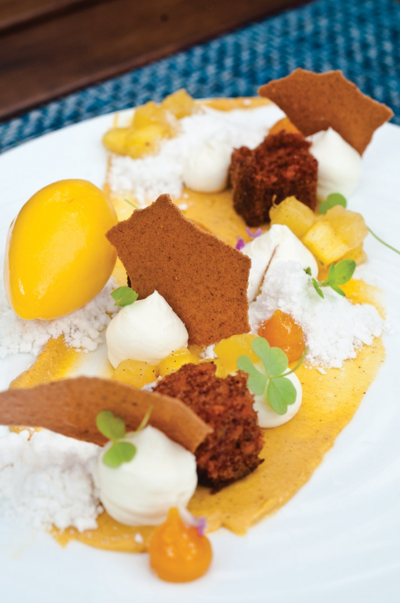 Bachour's carrot cake