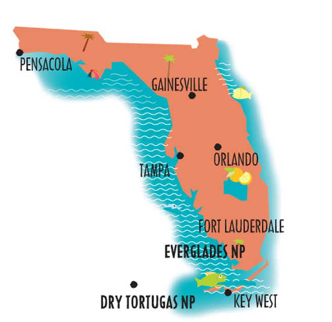 NPS Florida map
