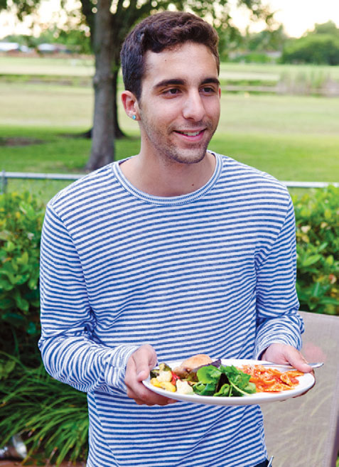 A.J. Roca tested recipes for college-bound students