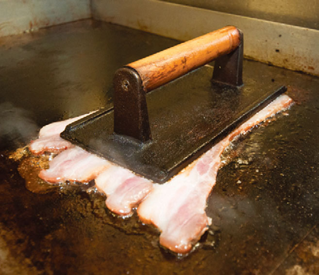 Cooking bacon